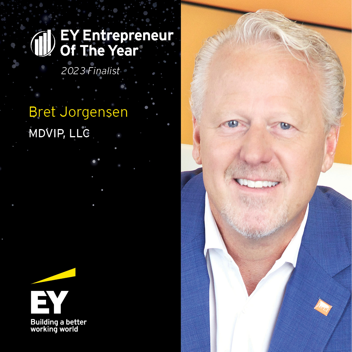 EY Announces MDVIP Chairman & CEO Bret Jorgensen as an Entrepreneur Of The Year® 2023 Florida Award Finalist