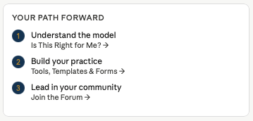 Designing a concierge medical practice and membership-based patient care model.