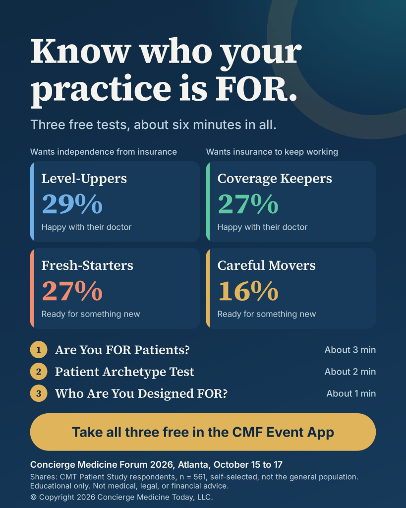 Designing a concierge medical practice and membership-based patient care model.